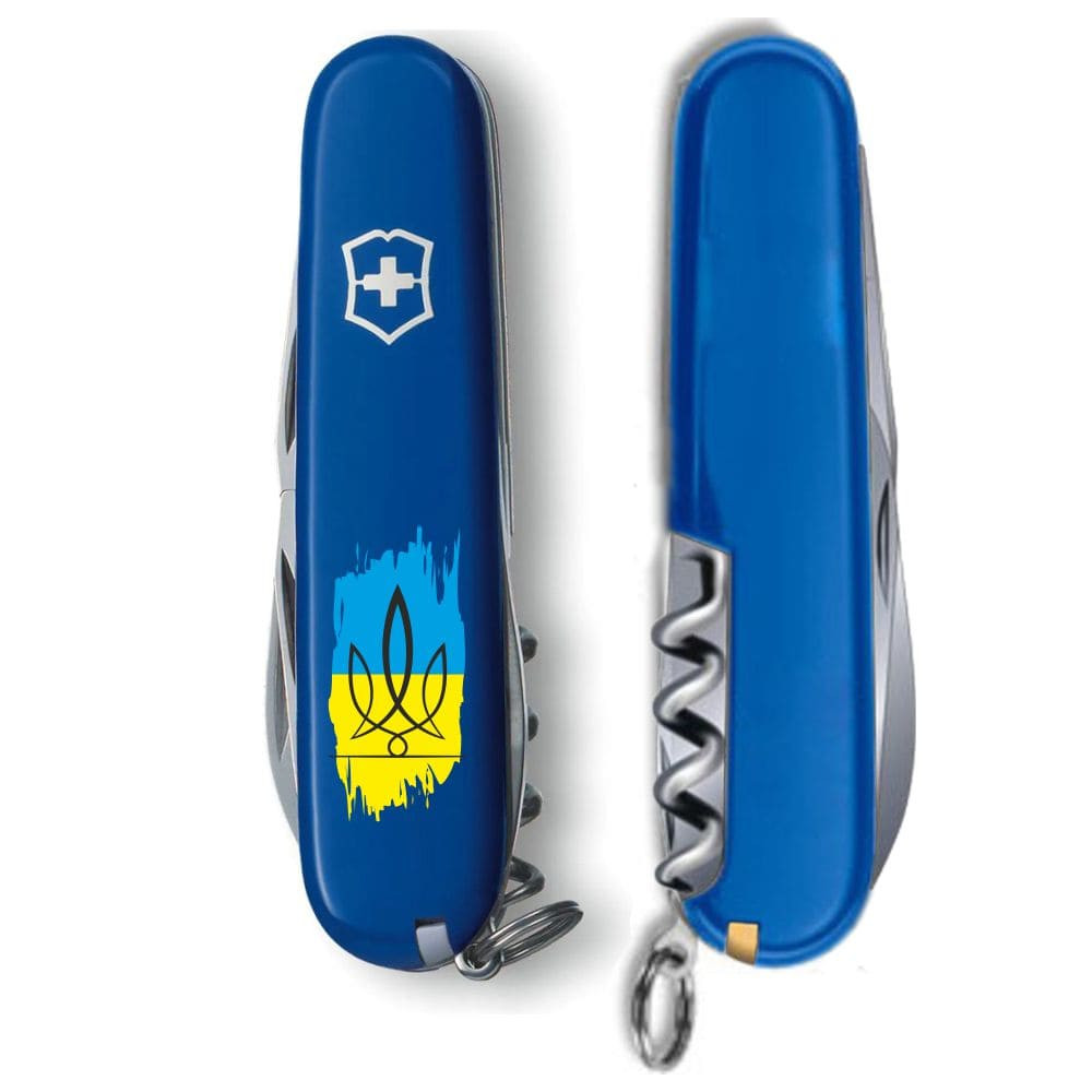 Ніж Victorinox Spartan Ukraine Тризуб фігурний Фото 2
